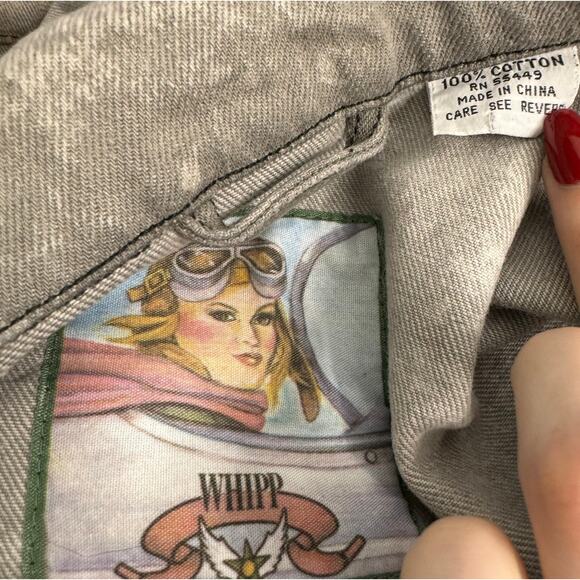 Vintage 90s 80s Gray Acid Wash Denim Jean Jacket - Picture 10 of 10